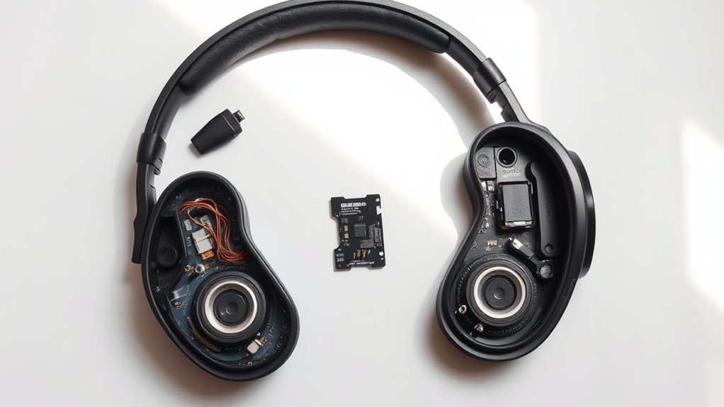 key headphone structural elements